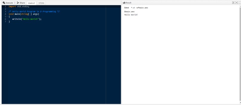 Non-Mainstream Language D – screenshot 1