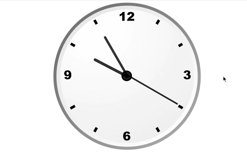 Vanilla Js Analog Clock – screenshot 1