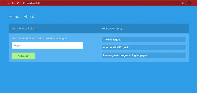 Bucket list  – screenshot 1