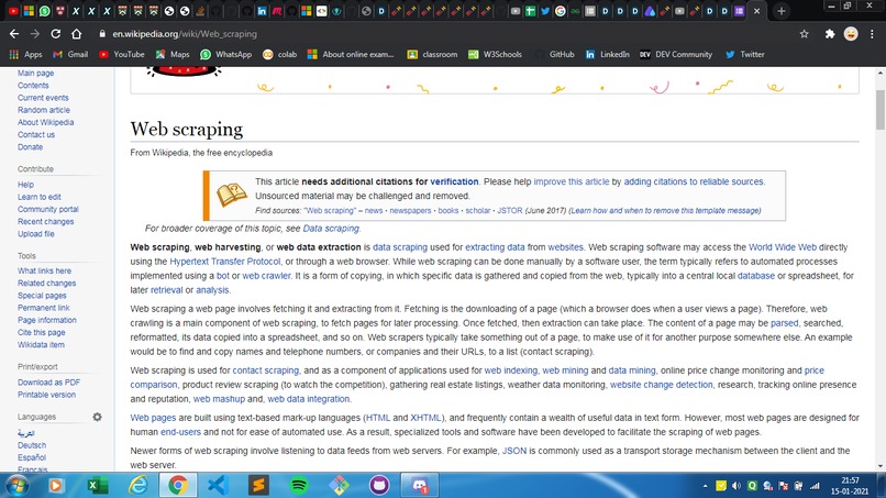 explore web scraping. – screenshot 1
