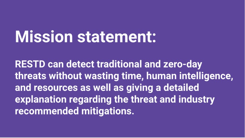 RESTD - Reasoning Engine for Smart Threat Detection – screenshot 1