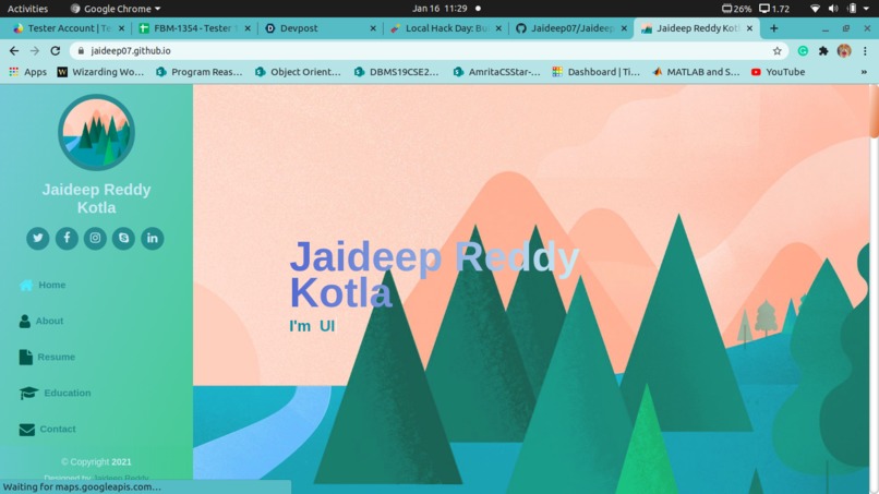 Try using Bootstrap – screenshot 2
