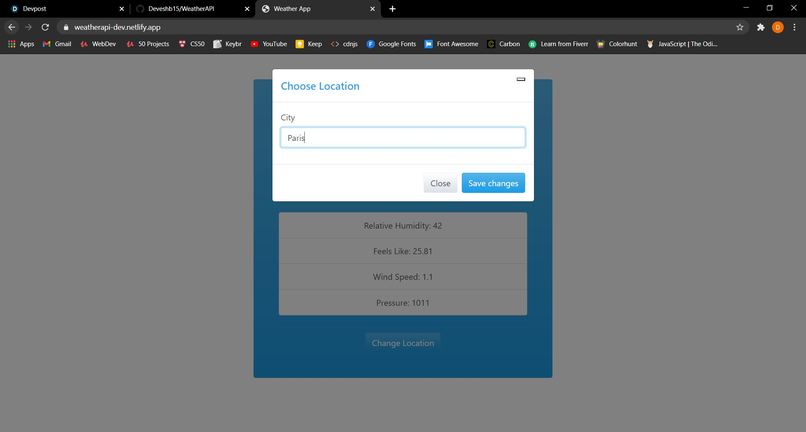 Weather Forecast – screenshot 2