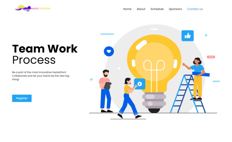 Bootstrap website – screenshot 1