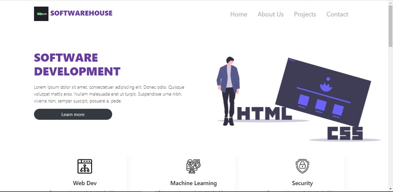 Bootstrap 5 Website – screenshot 1