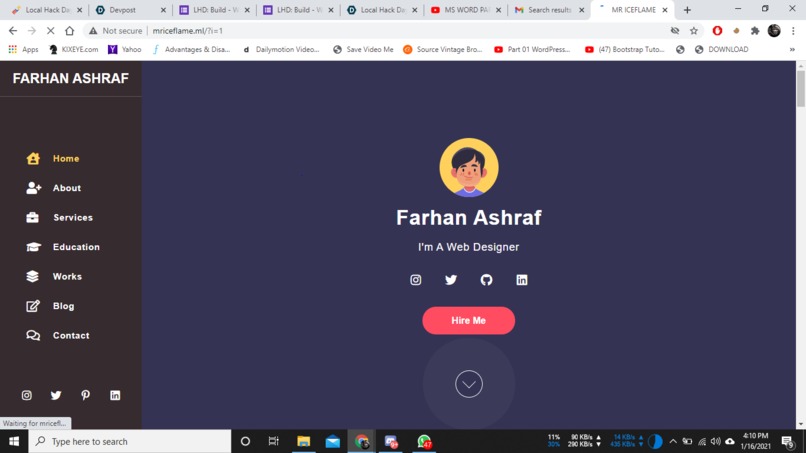 mriceflame.ml – screenshot 1