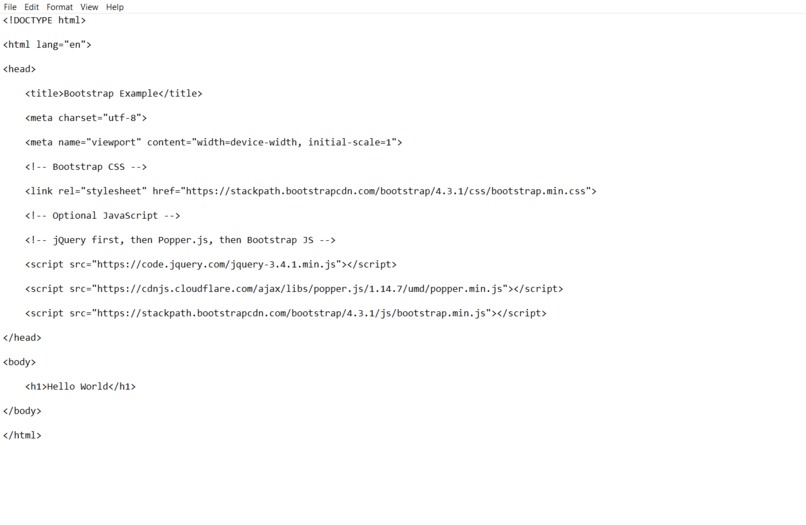 Try using Bootstrap – screenshot 1