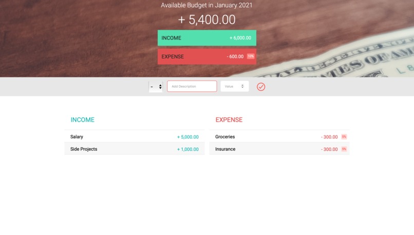 Budgetly – screenshot 1