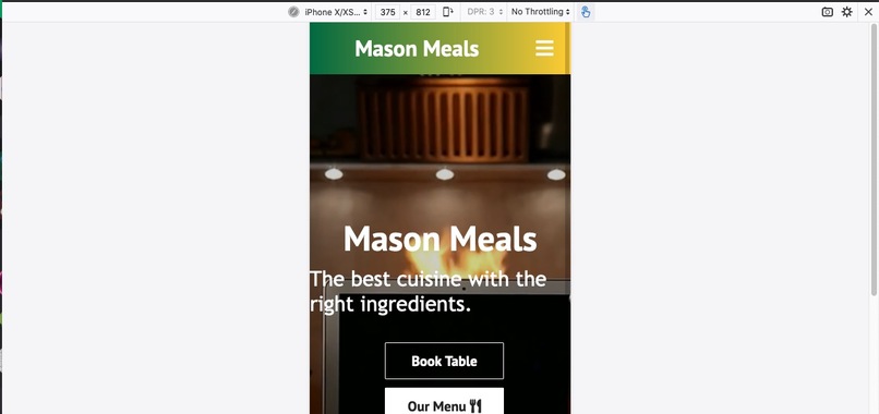 Restaurant Website customizer  – screenshot 2