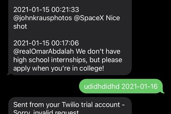 SMS Twitter Bot 'Igor'