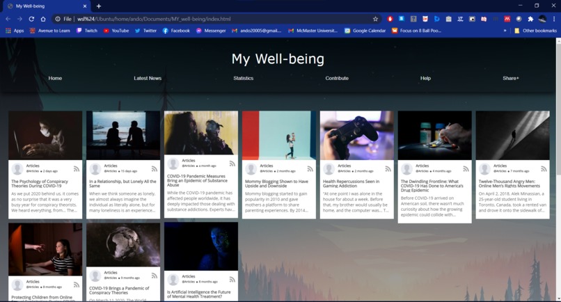 MY_well-being – screenshot 2