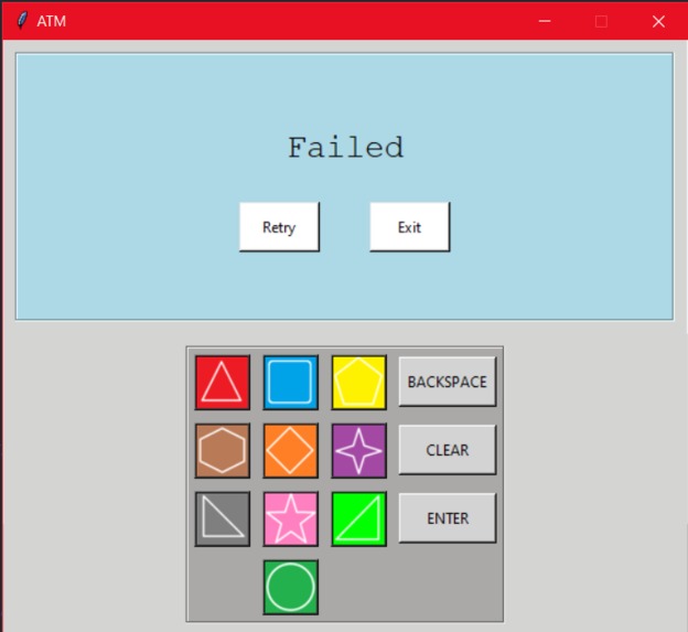 Secure ATM – screenshot 3