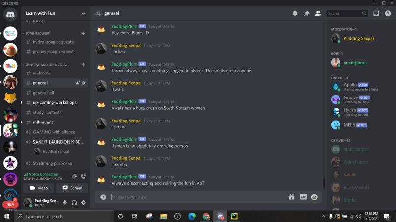 Create a chat bot – screenshot 1