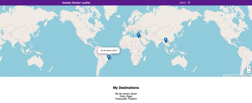 mapApp – screenshot 1