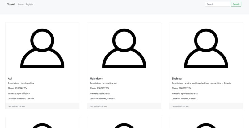 TourAll – screenshot 2