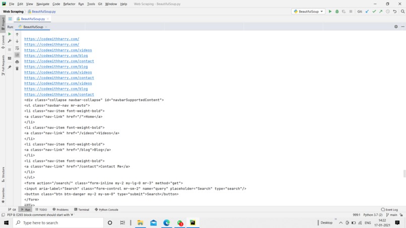 Web-Scrapping – screenshot 2