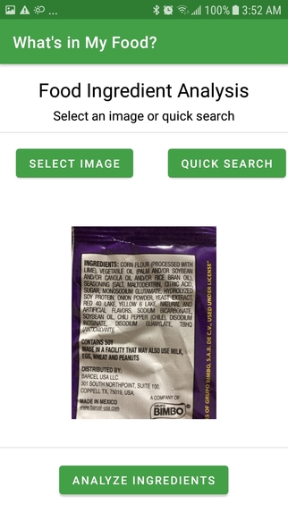 What's in my food? – screenshot 5