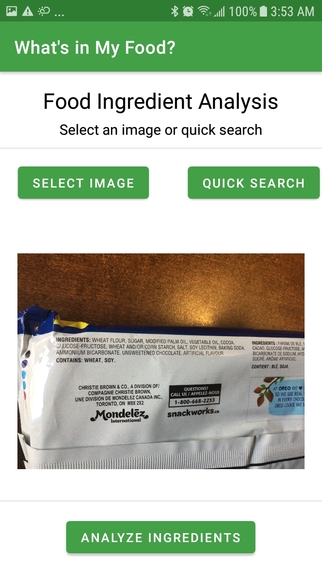 What's in my food? – screenshot 3