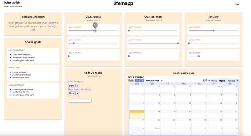 Lifemapp – screenshot 1