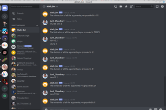 Discord math bot