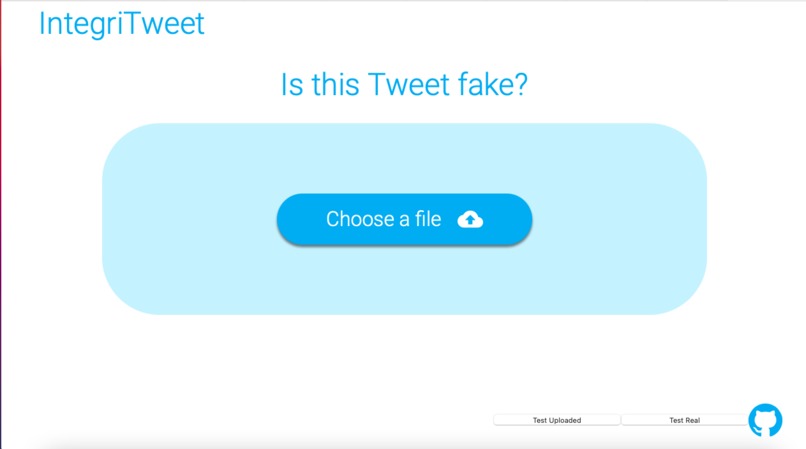IntegriTweet – screenshot 1