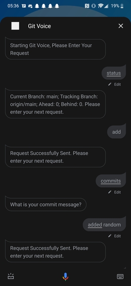 Git Voice – screenshot 5