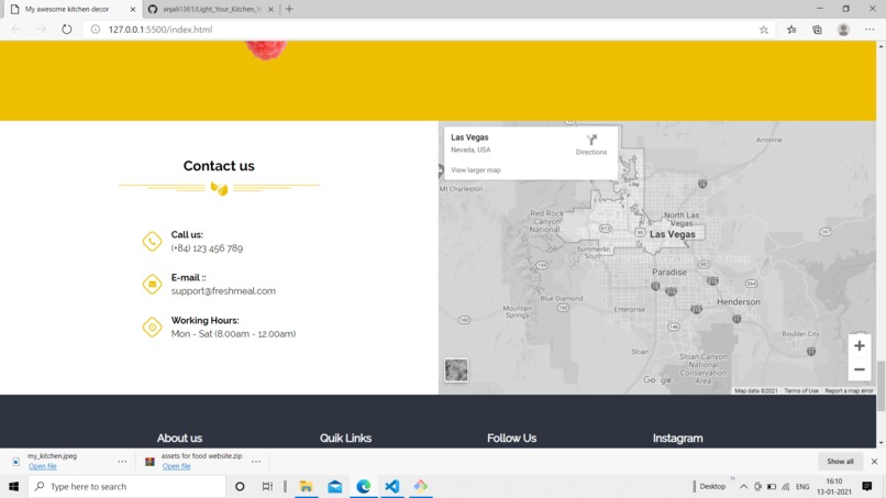 Light_Your_Kitchen_Website – screenshot 3