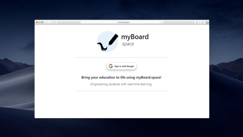 myBoard.space – screenshot 1
