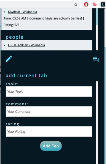 Tabify – screenshot 2