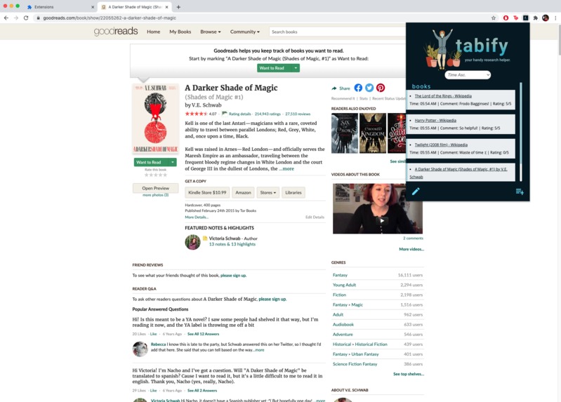 Tabify – screenshot 3