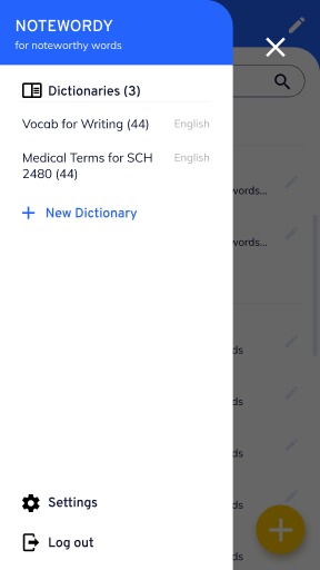 NoteWordy – screenshot 1
