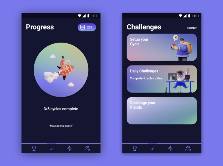 Nijugo: The Modern Pomodoro Tracker – screenshot 4