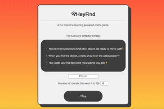 HeyFind - A Computer Vision Powered Game
