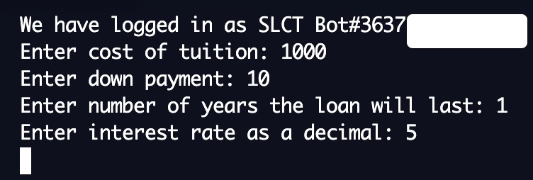 Student_Loan_Calculator – screenshot 2