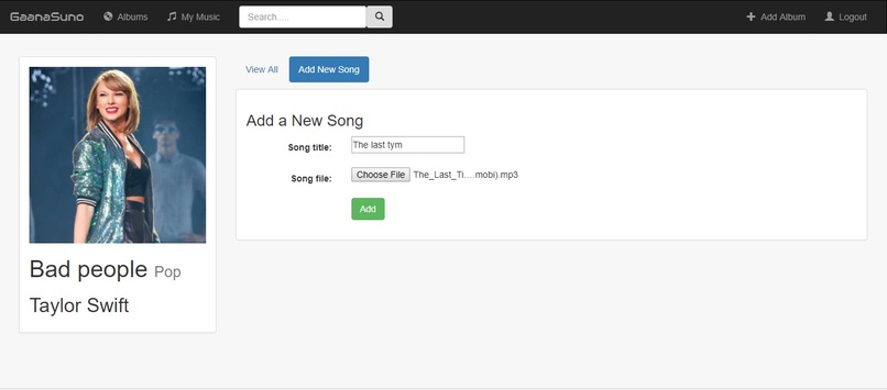 Leverage Music Playlist on Cloud – screenshot 1