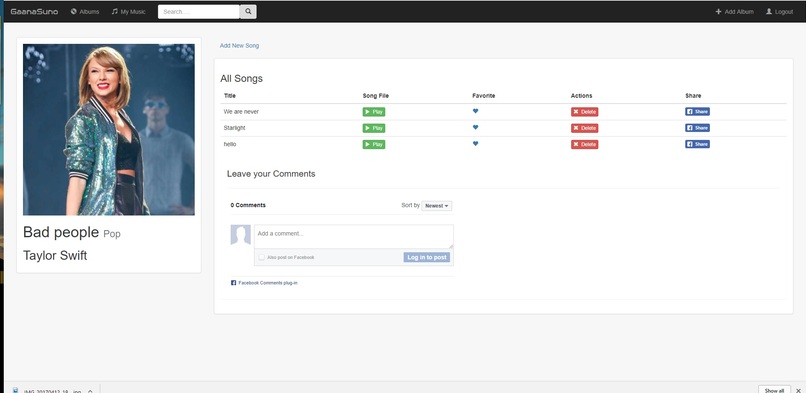 Leverage Music Playlist on Cloud – screenshot 2