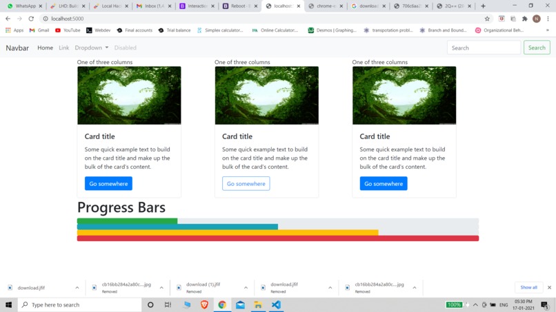 Bootstrap  – screenshot 1