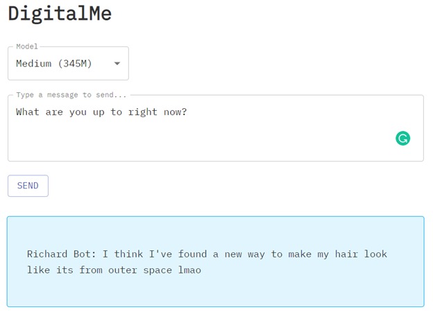 DigitalMe – screenshot 3