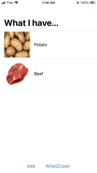 What2Cook – screenshot 2