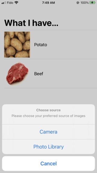 What2Cook – screenshot 1
