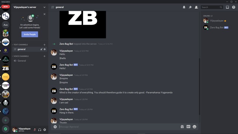 Zero Bug Bot – screenshot 2