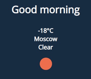 WeatherPlayer – screenshot 1