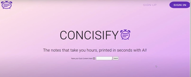 Concisify – screenshot 1