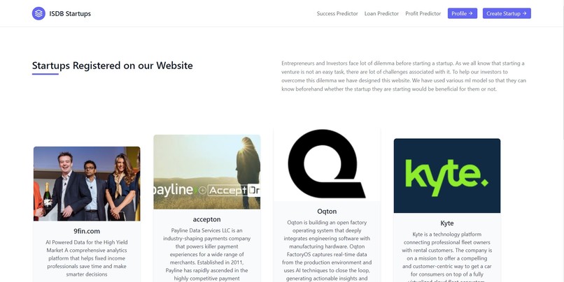 ISDB-Startups (Internet Startups Database) – screenshot 12