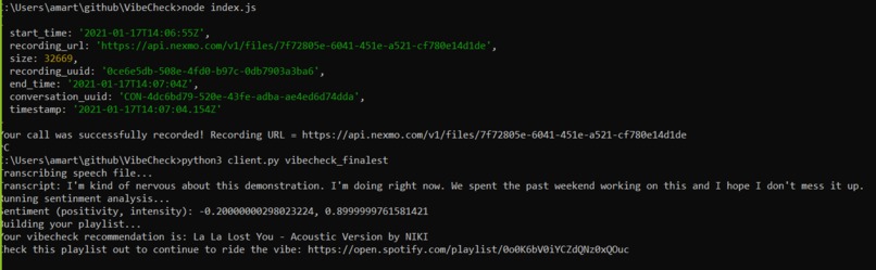 vibecheck – screenshot 3