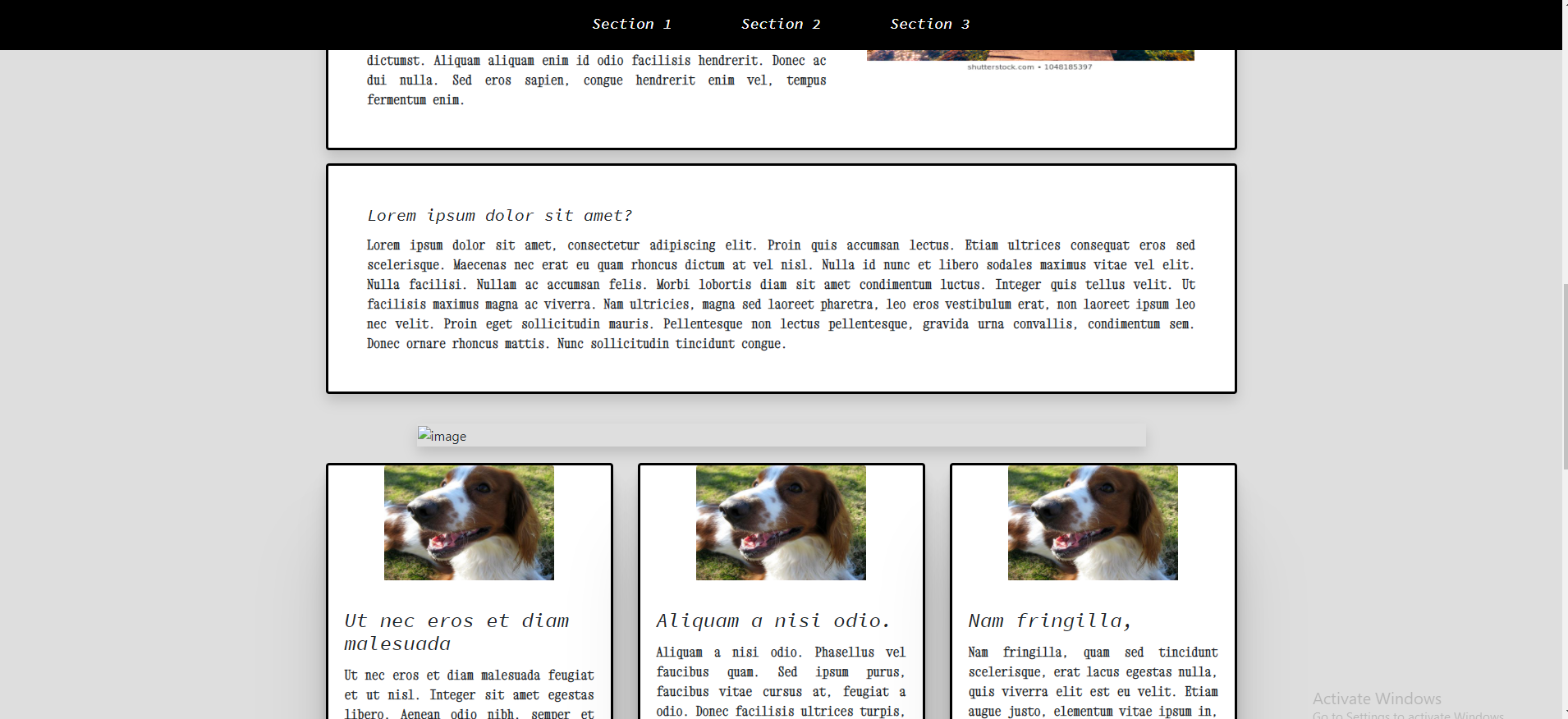 build a static website with bootstrap | Devpost