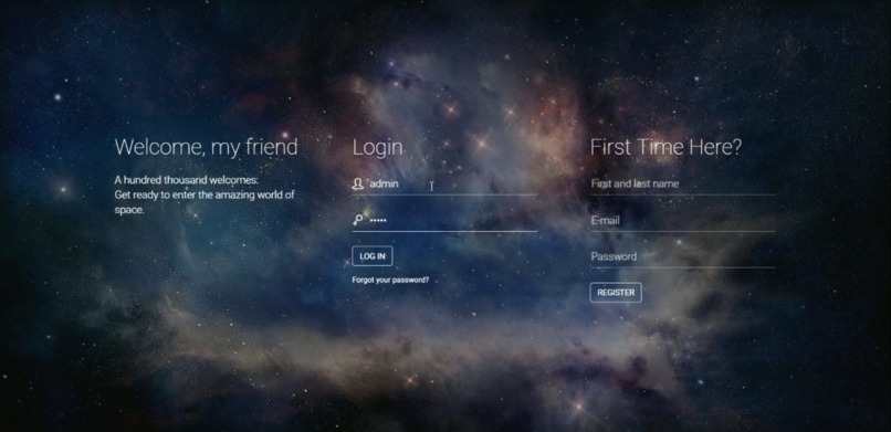 Authentication System – screenshot 1