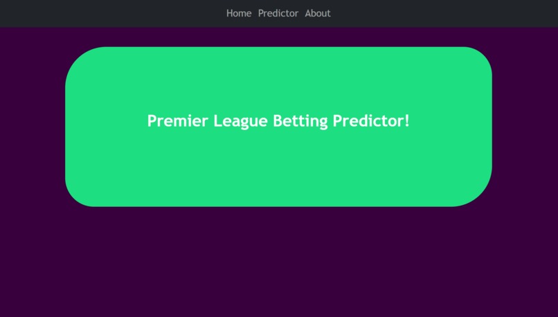 Premier League Sports Predictor – screenshot 1