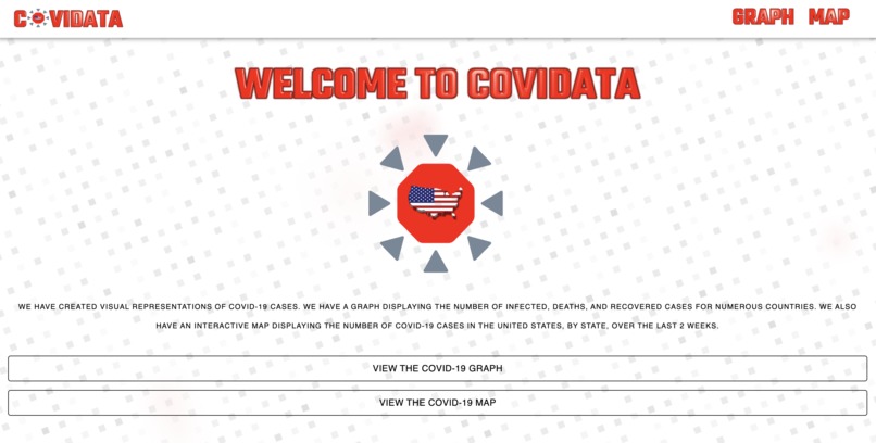 COVIDATA – screenshot 1