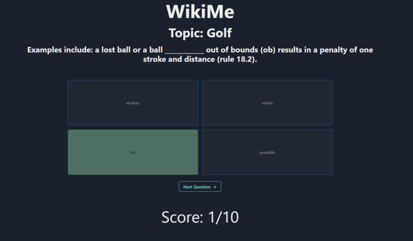 WikiMe – screenshot 3